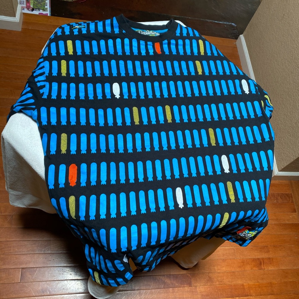 Vintage akademiks jeanius warfare missile shirt